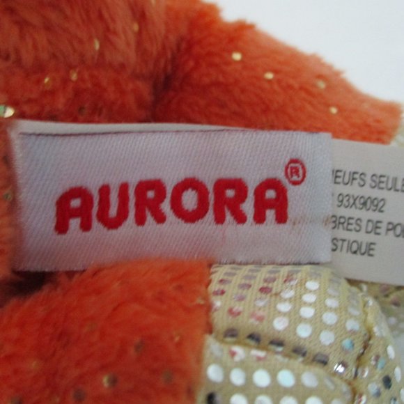 Aurora Orange with Sparkle Pony Beanie Plushy Toy 7.5” - Retired - Picture 11 of 12